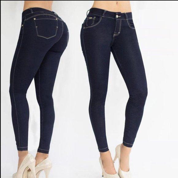 Colombian Butt lifting Jeans Tummy Control - Picture 1 of 4
